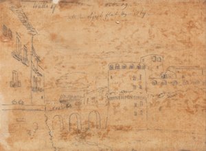 ナポリの壁、10月19日 作： John Robert Cozens